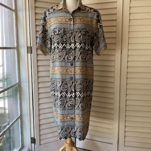 Vintage August Silk Dress